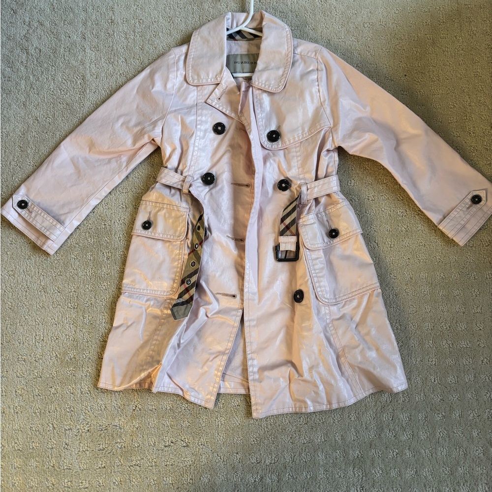 Burberry Kids Raincoat - Light Pink